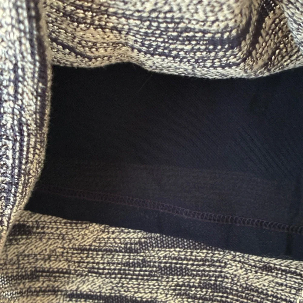 Alice + Olivia‎ Knit Sweater Dress Women XS Navy White Bodycon Quiet Luxury